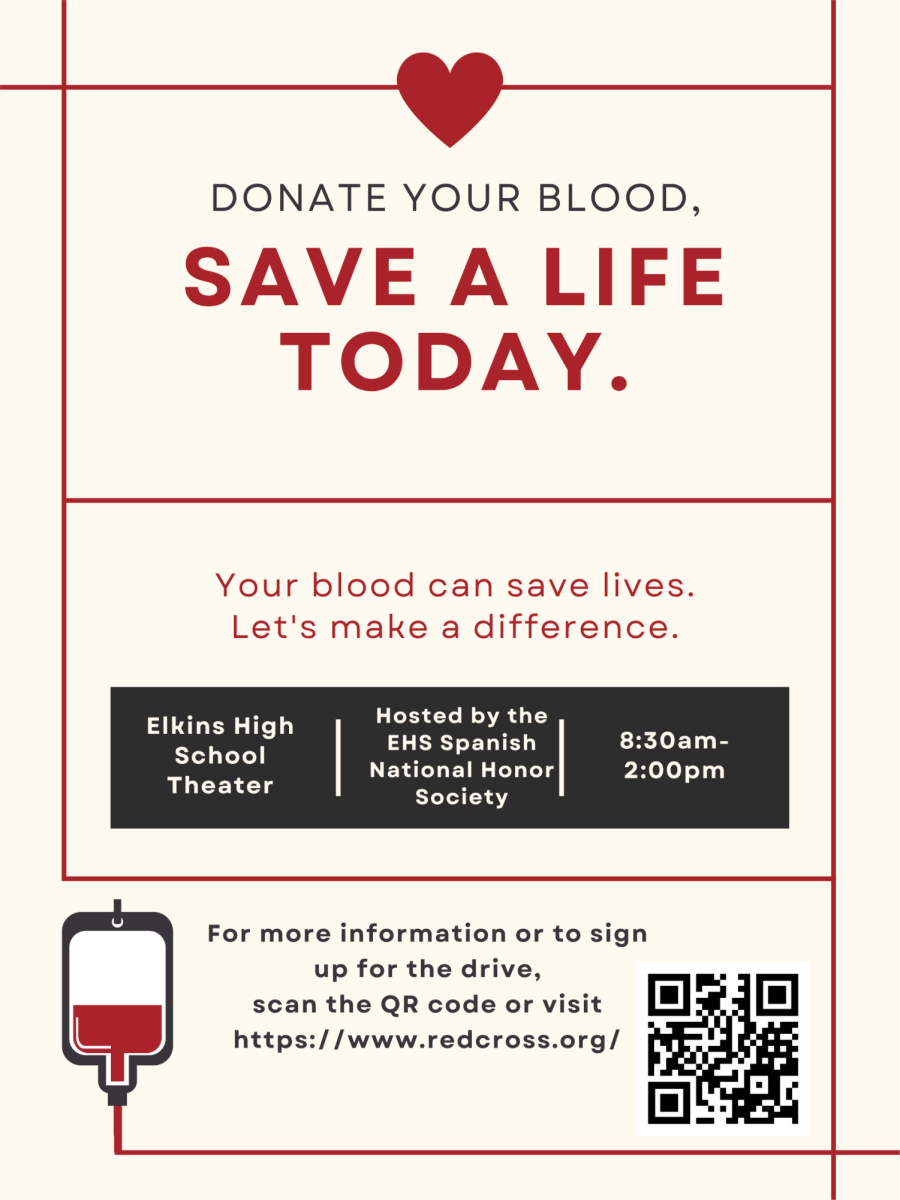 Join the Spanish National Honor Society Blood Drive.